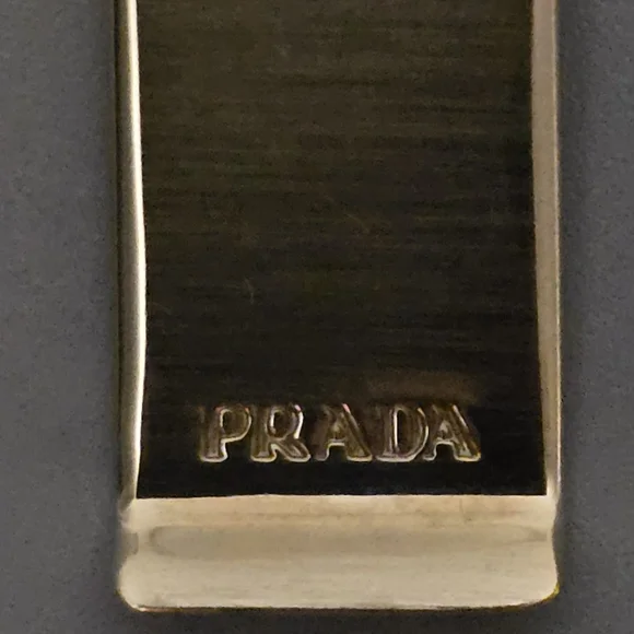 Prada Compact Wallet. Light Blue Soft Italian Leather EUC